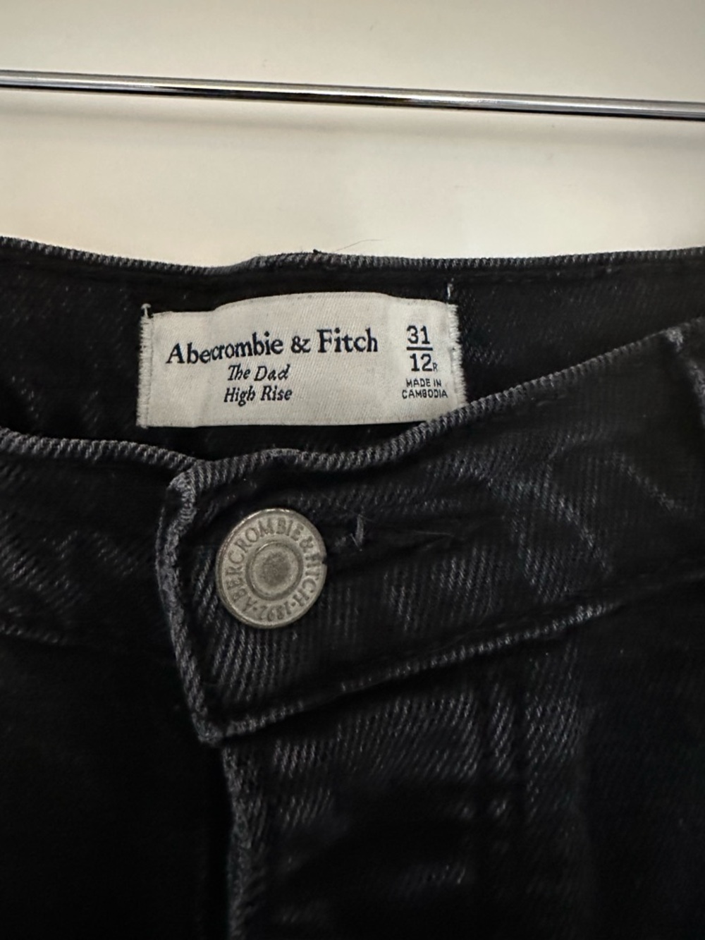 A&F Jeans - The Dad High Rise - Size 31 - Size 12 - Picture 6 of 13